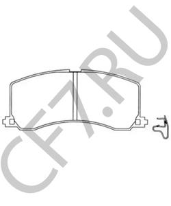 5580062g60 SUZUKI Колодки тормозные в городе Екатеринбург